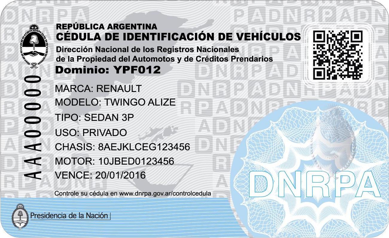 Tarjeta verde
